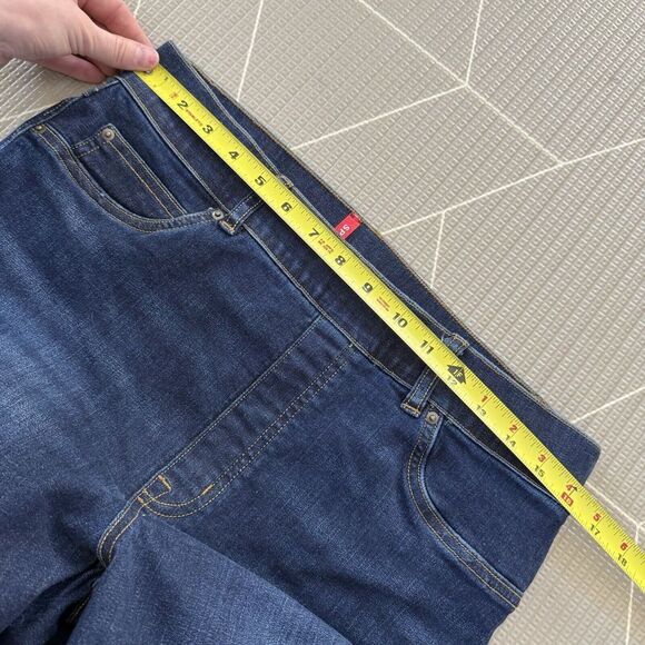 SPANX Dark Blue Boot Cut Jeans - Picture 8 of 10